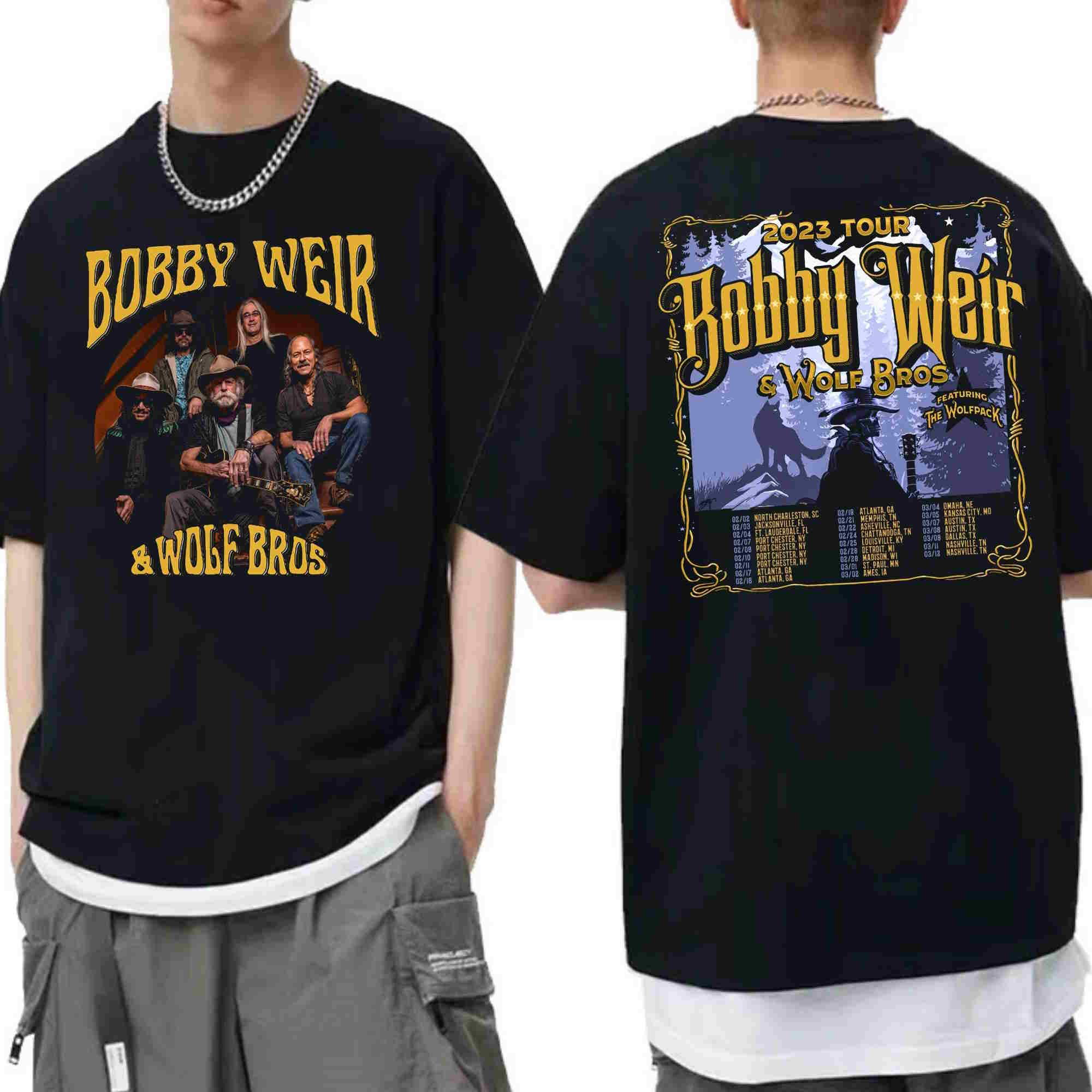 Bobby Weir & Wolf Bros 2023 Tour Shirt