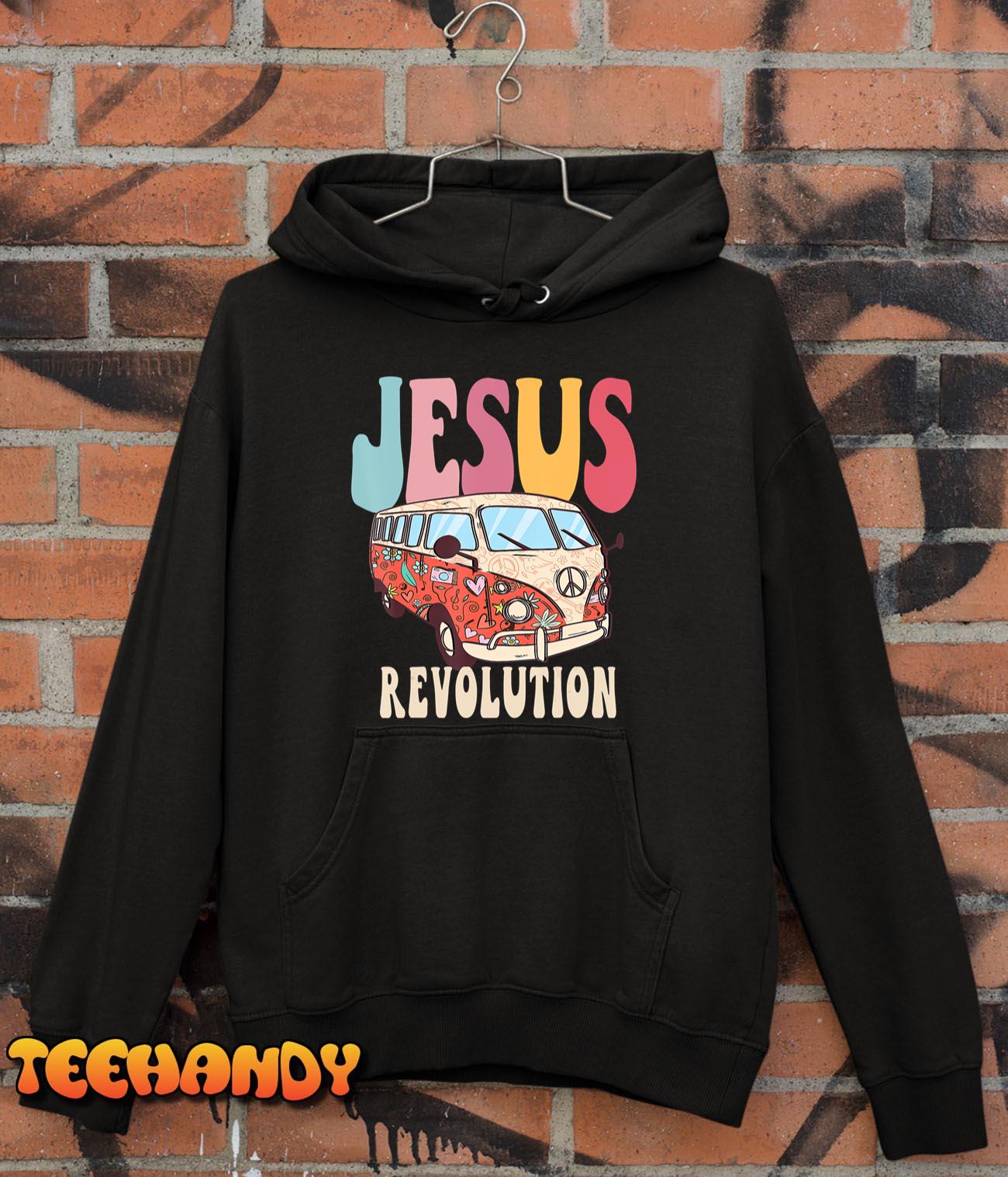 Boho Jesus-Revolution Christian Faith Based Jesus Costume Faith Women  T-shirt