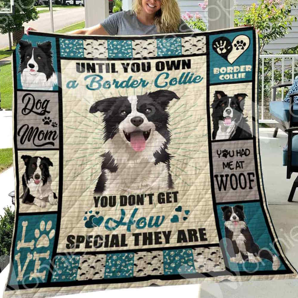 Border Collie Until You Own Quilt Blanket