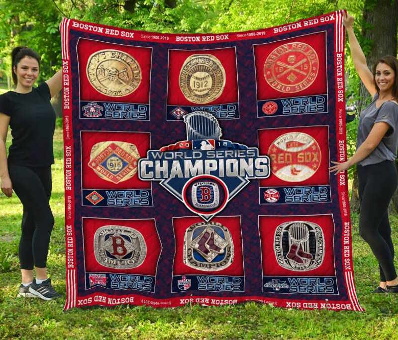 Boston Red Sox 3D Quilt Blanket