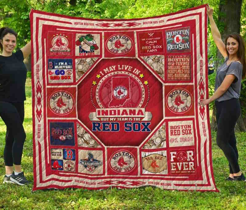 Boston Red Soxindiana 3D Quilt Blanket