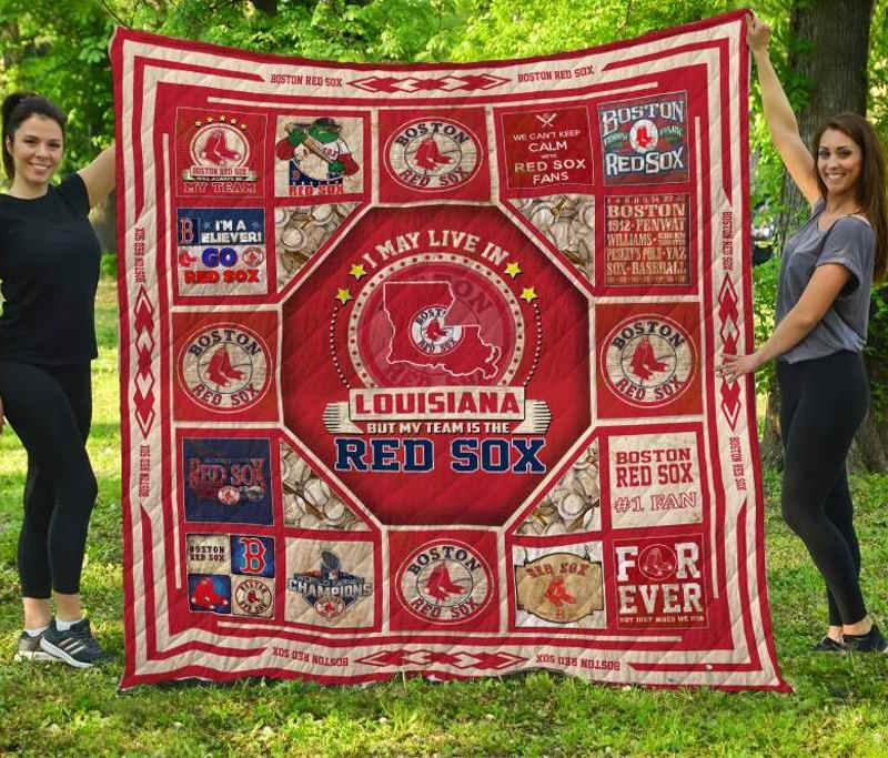 Boston Red Soxlouisiana 3D Quilt Blanket