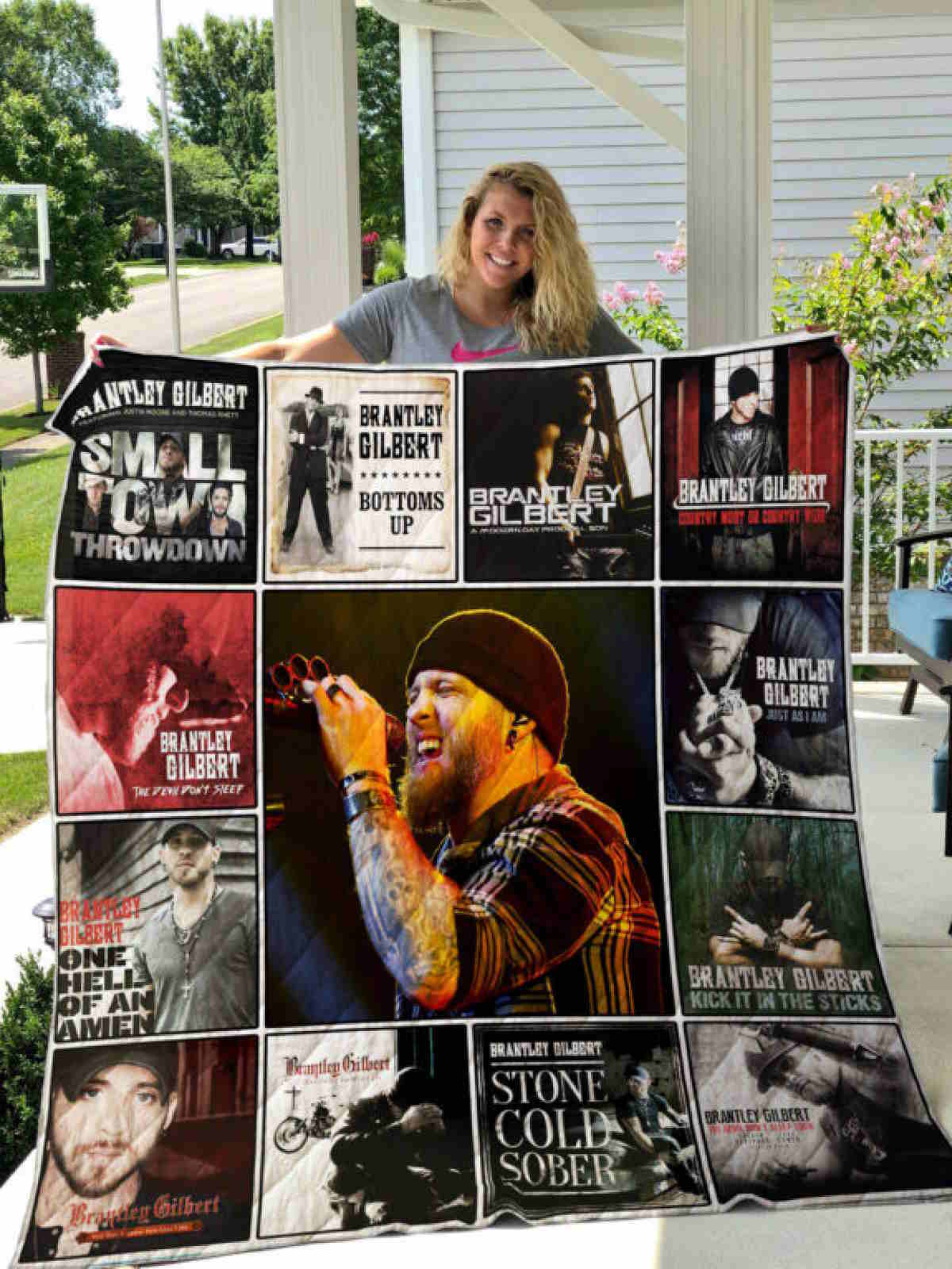 Brantley Gilbert 3D Quilt Blanket