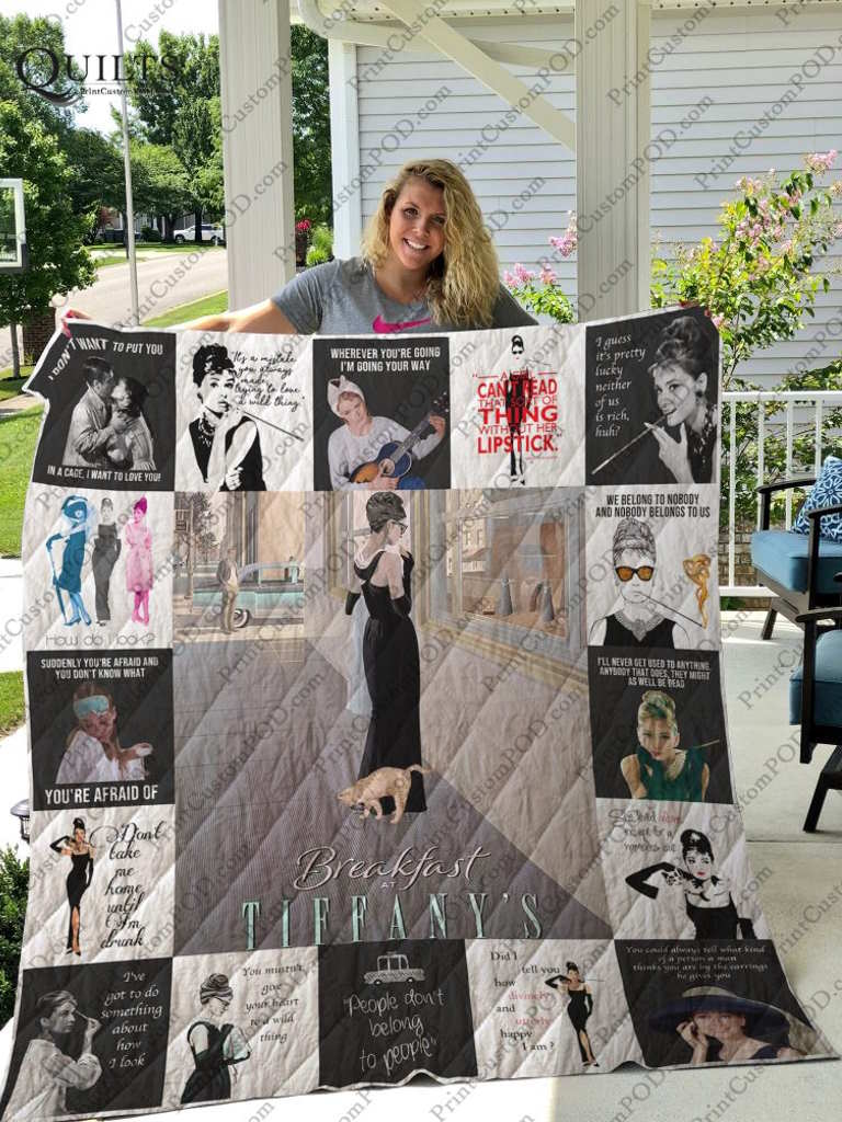 Breakfast At Tiffany’S 3D Quilt Blanket