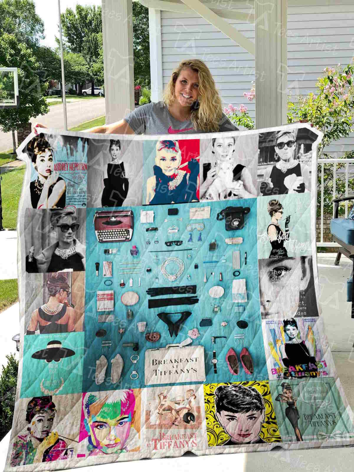 Breakfast At Tiffany’S 3D Quilt Blanket