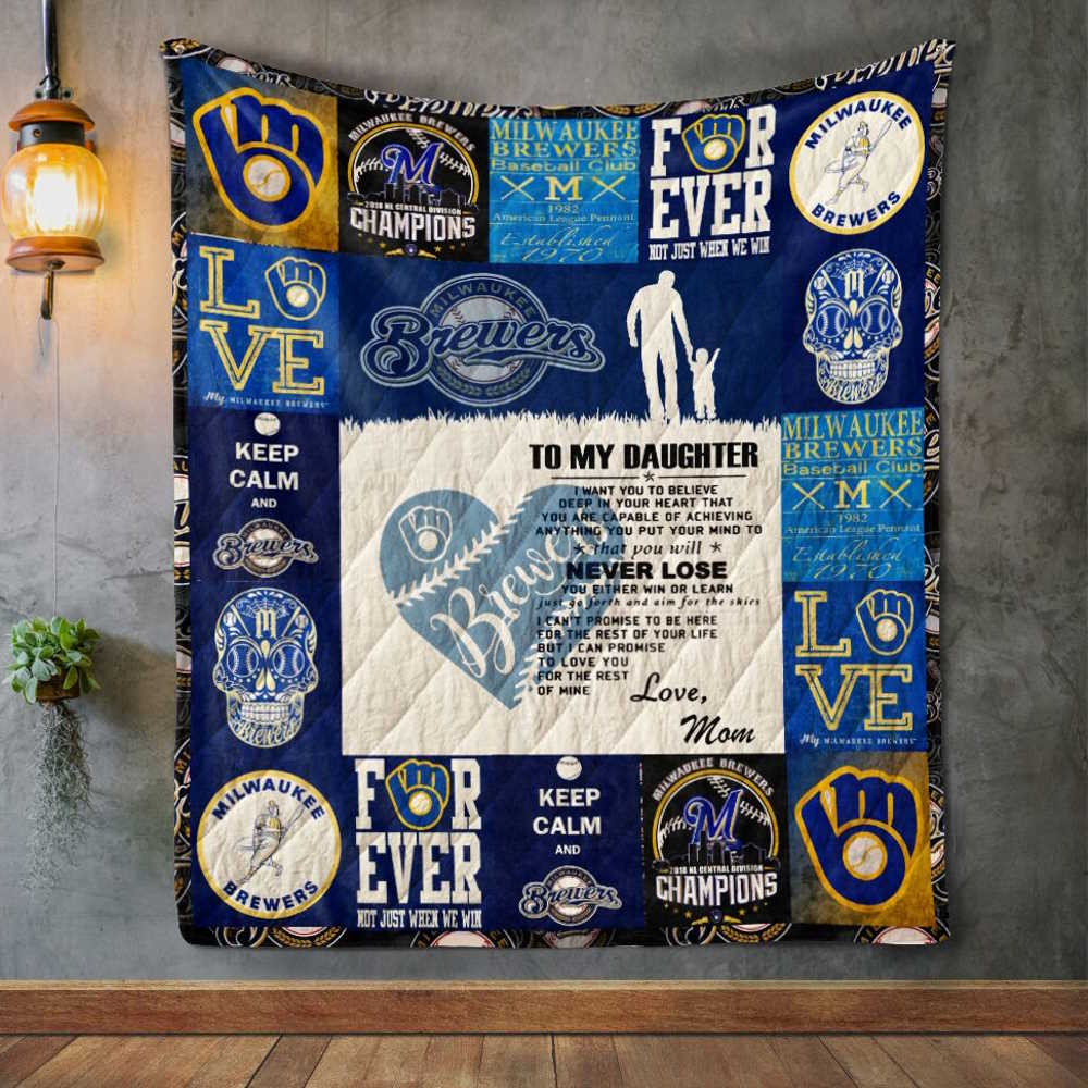 Brewers 3D Quilt Blanket