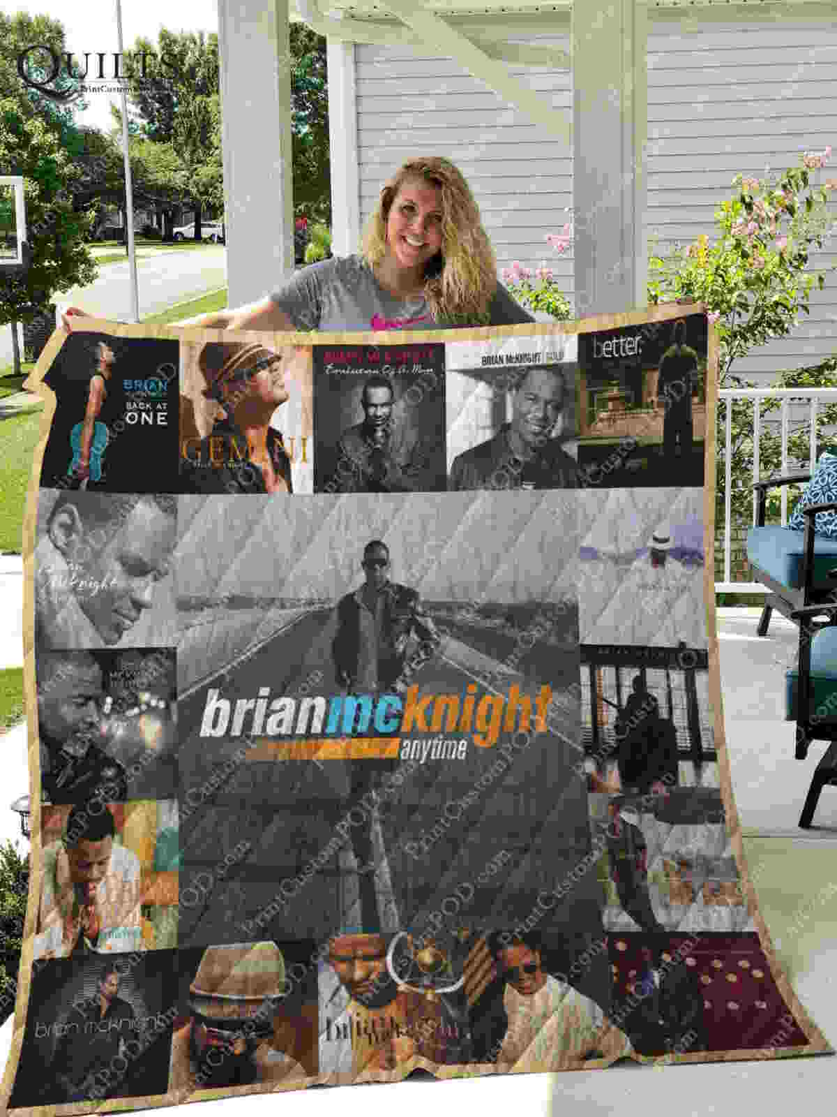 Brian Mcknight Albums 3D Quilt Blanket