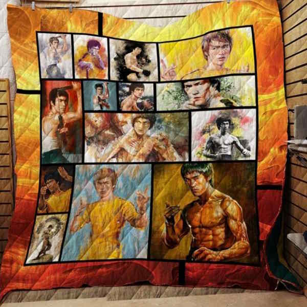 Bruce Lee 3D Quilt Blanket