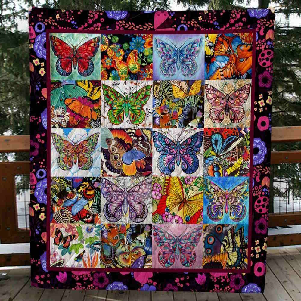 Butterfly Quilt Blanket