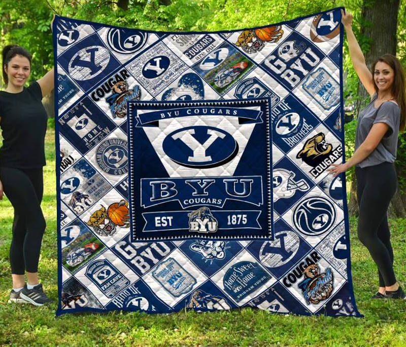 Byu Cougars 3D Quilt Blanket