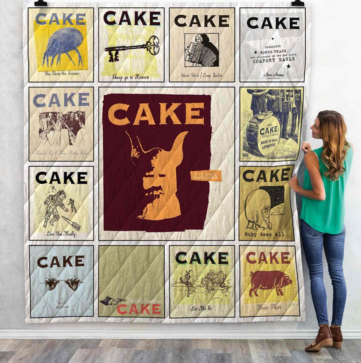 Cake Singles 3D Quilt Blanket