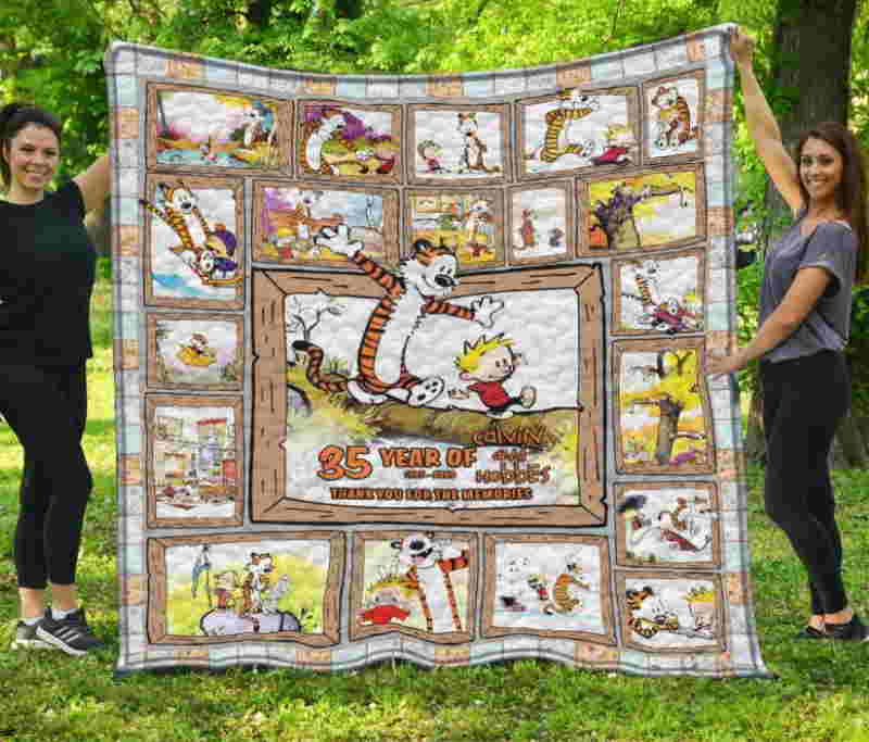 Calvin And Hobbes Thank You For The Memories 3D Quilt Blanket