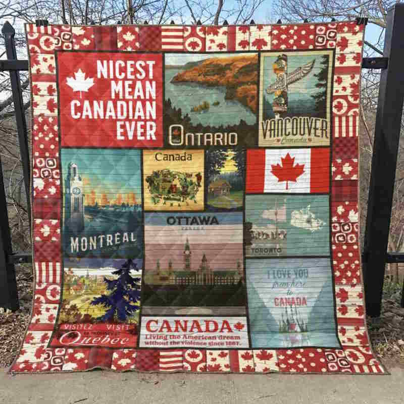 Canada 3D Quilt Blanket