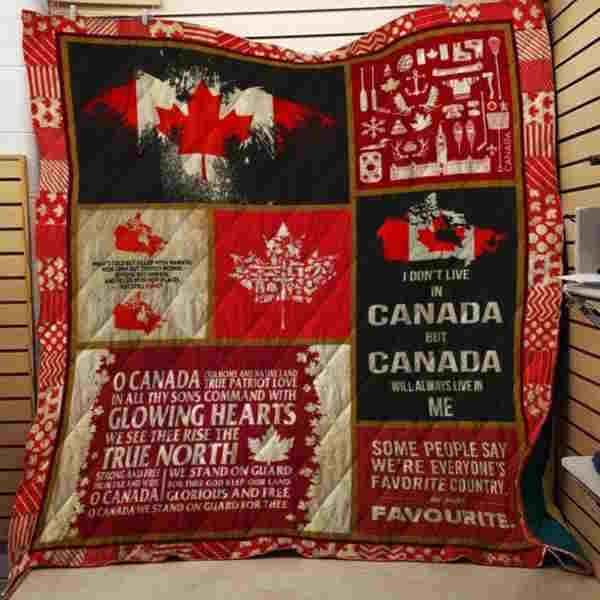 Canadian 3D Quilt Blanket