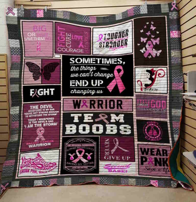 Cancer Boobs 3D Quilt Blanket