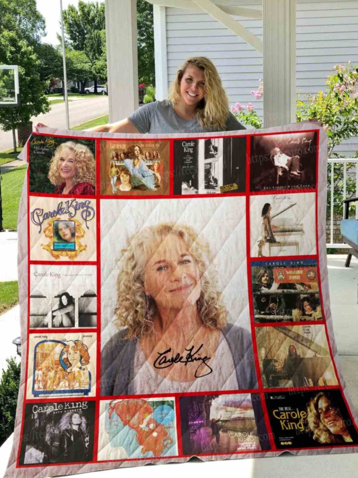 Carole King Bkanket 3D Quilt Blanket