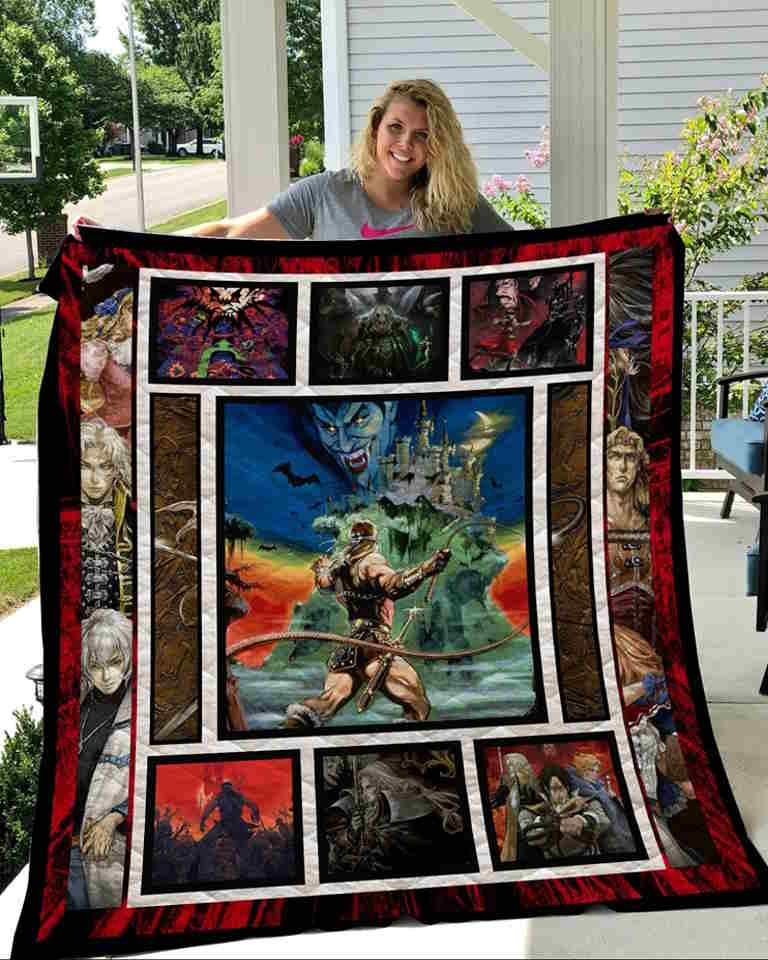 Castlevania 3D Quilt Blanket