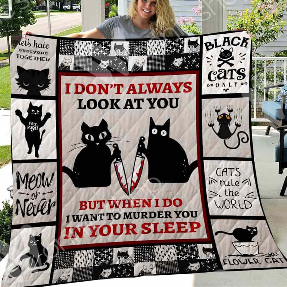 Cat In Your Sleep 3D Quilt Blanket