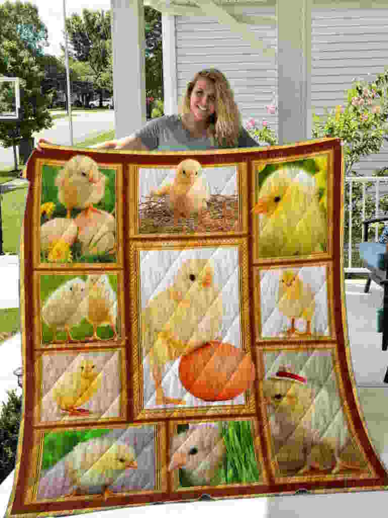 Chick 3D Quilt Blanket