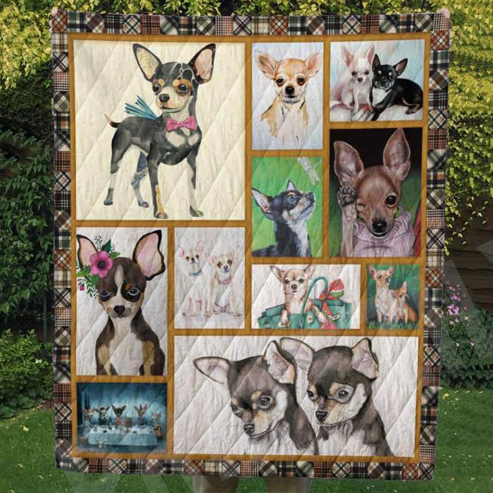 Chihuahuatake Me Your Home 3D Quilt Blanket