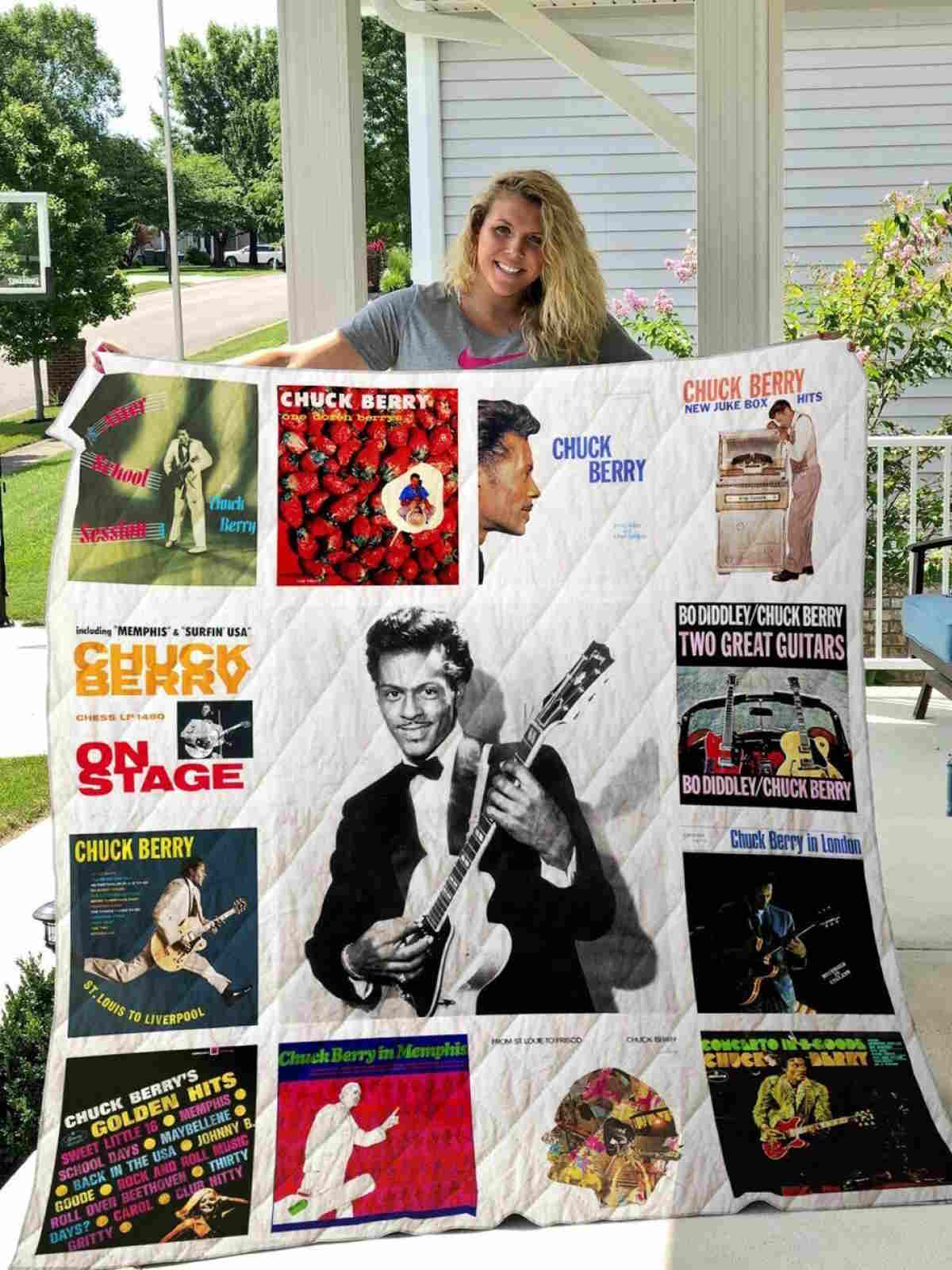 Chuck Berry Quilt Blanket