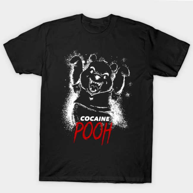 Cocaine Bear T Shirt Winnie the Pooh T-Shirt