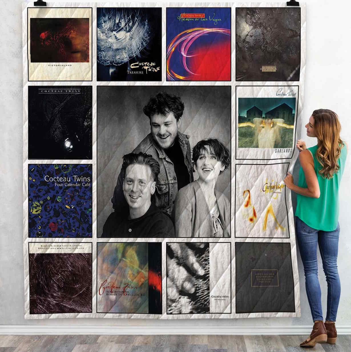 Cocteau Twins 3D Quilt Blanket