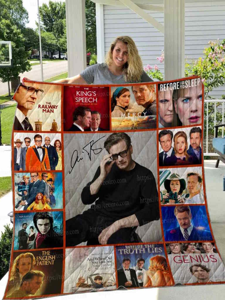 Colin Firth 3D Quilt Blanket