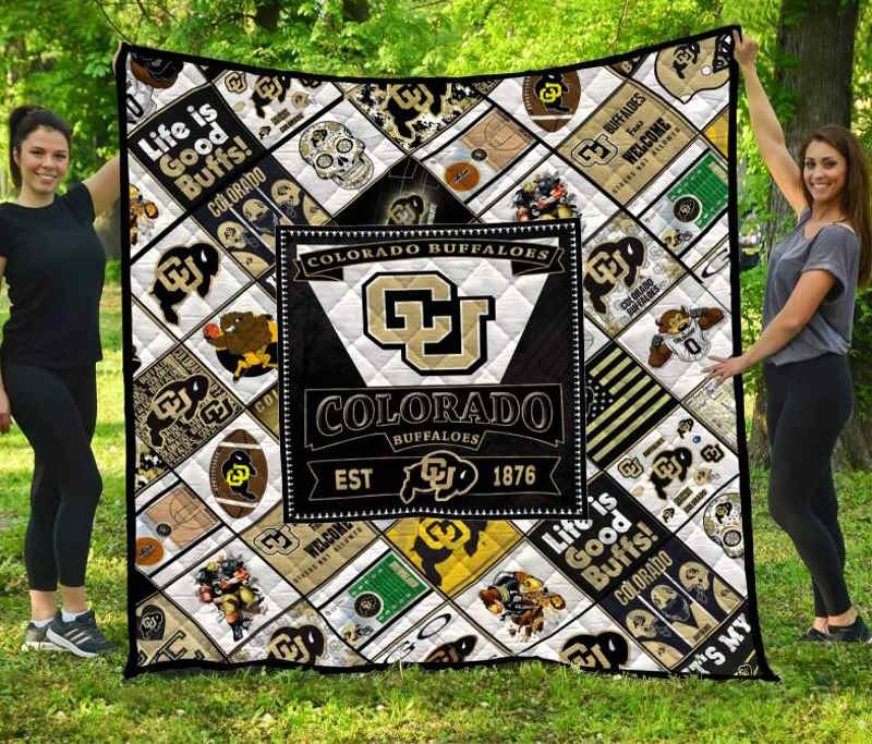 Colorado Buffaloes 3D Quilt Blanket