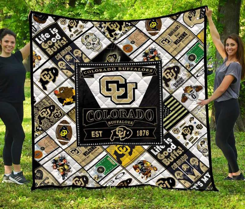 Colorado Buffaloes 3D Quilt Blanket