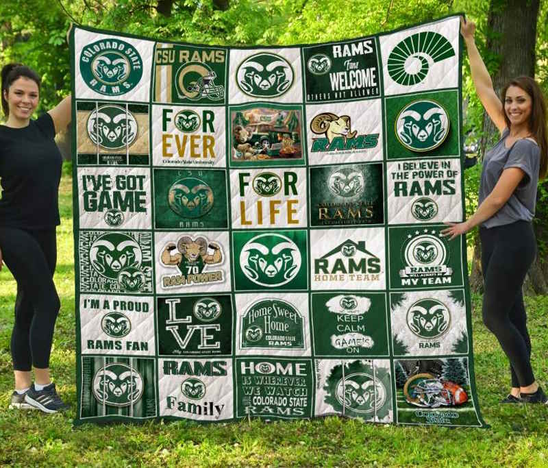 Colorado State Univesity 3D Quilt Blanket