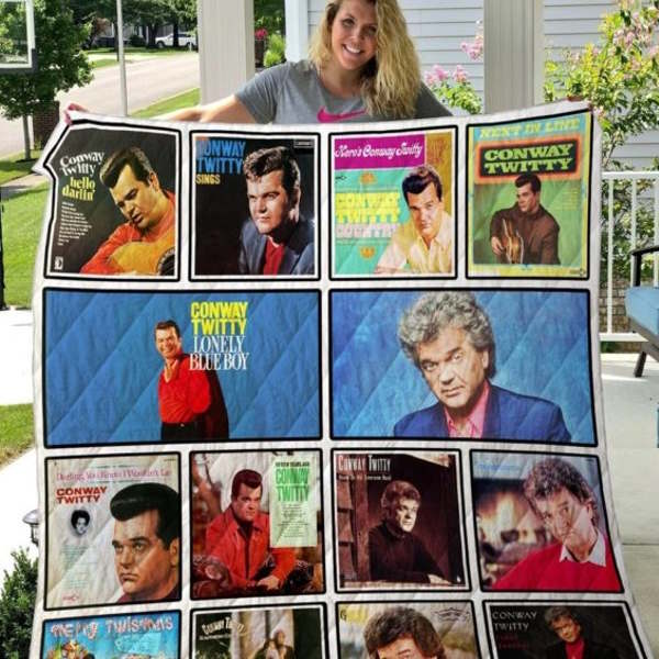 Conway Twitty 3D Quilt Blanket