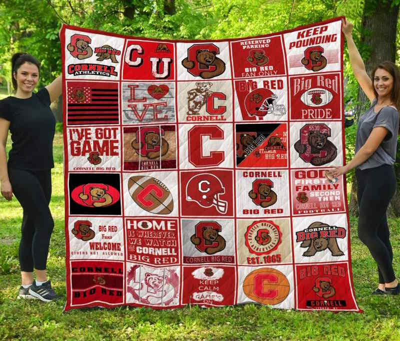 Cornell Big Red 3D Quilt Blanket