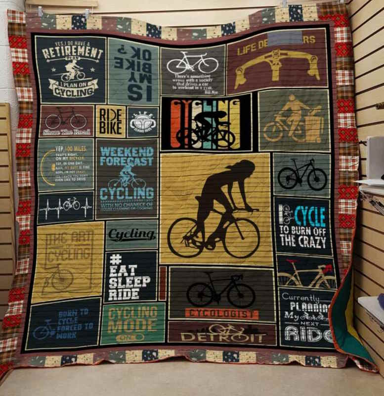 Cycling Mode Always On Quilt Blanket