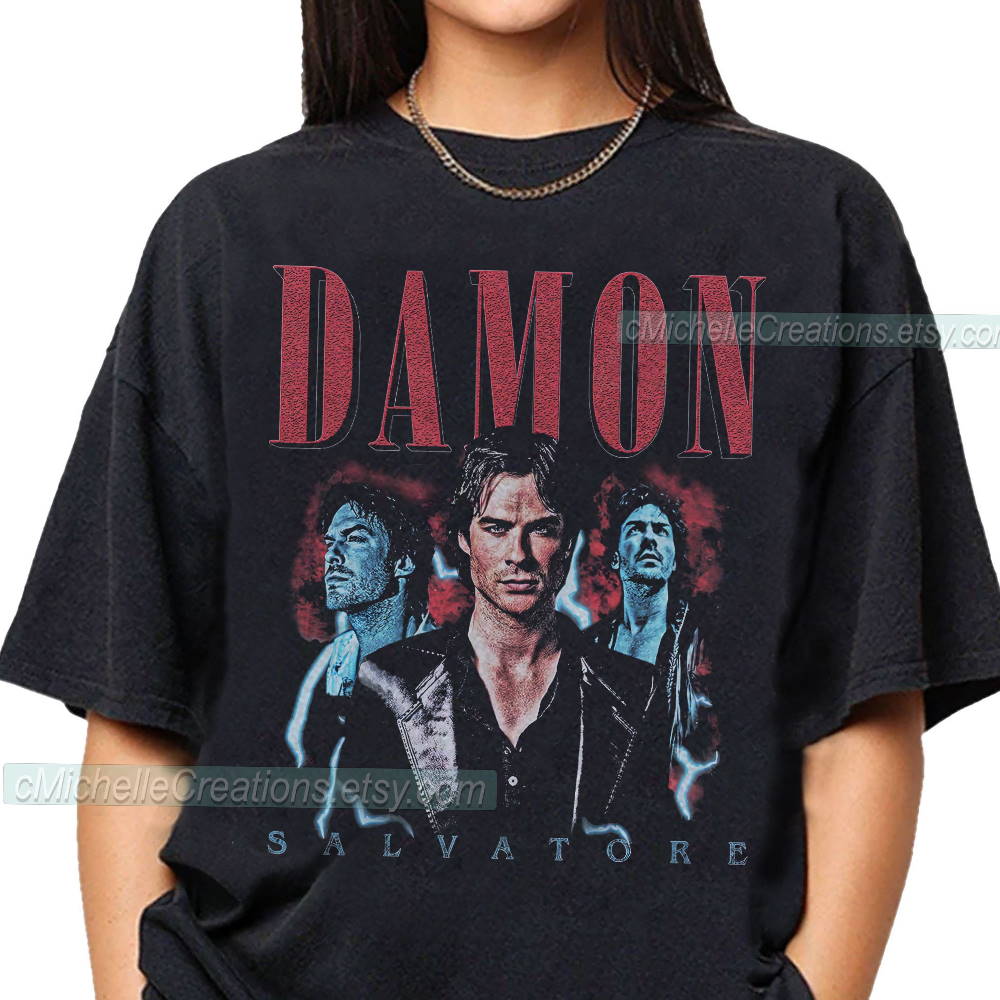 Damon Salvatore Vintage T-Shirt