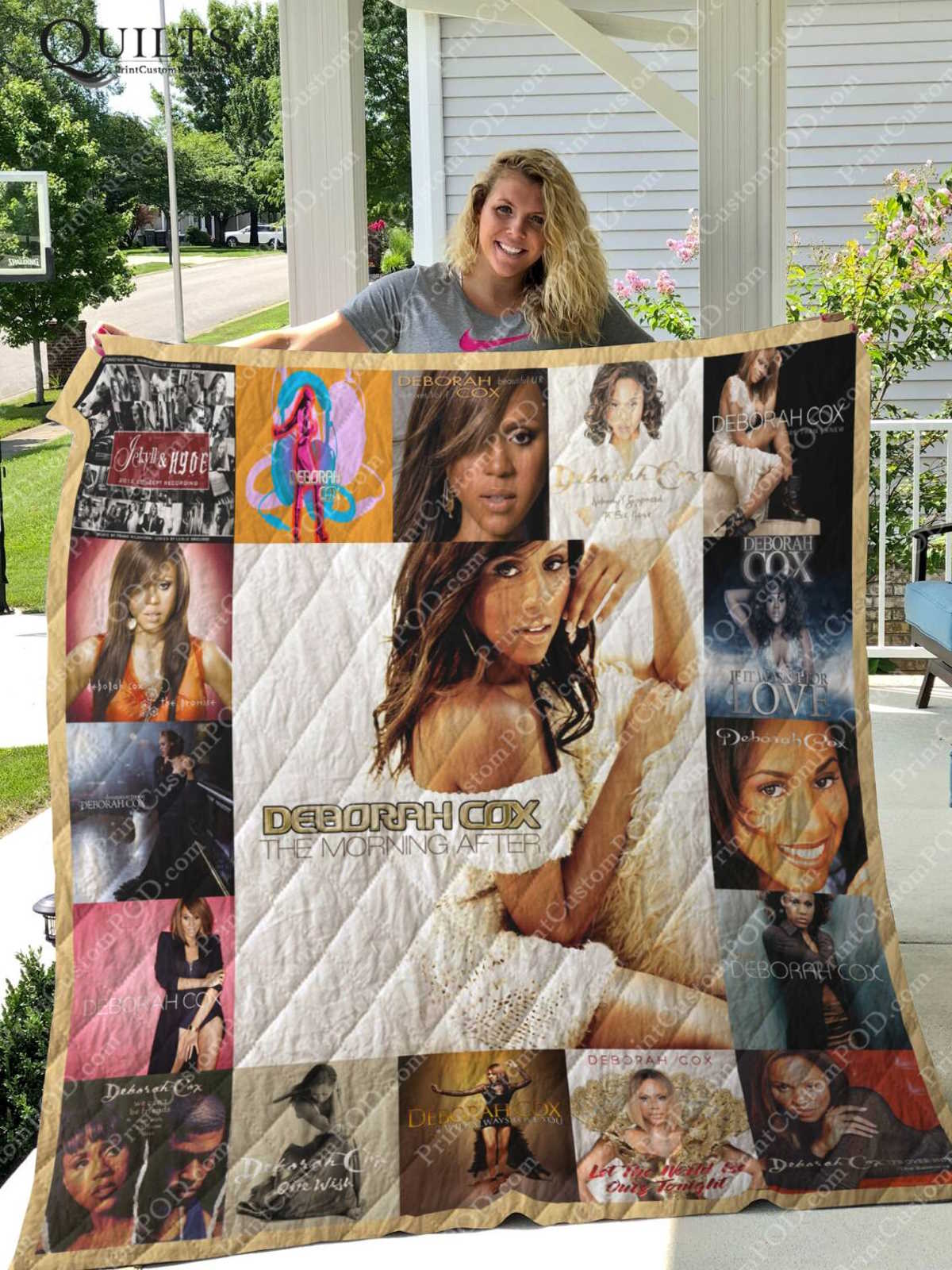 Deborah Cox Albums 3D Customized Quilt Blanket