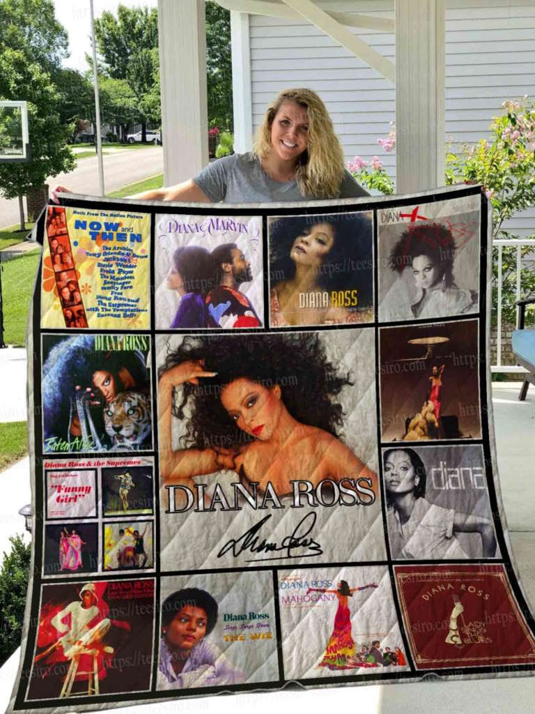 Diana Ross 3D Quilt Blanket