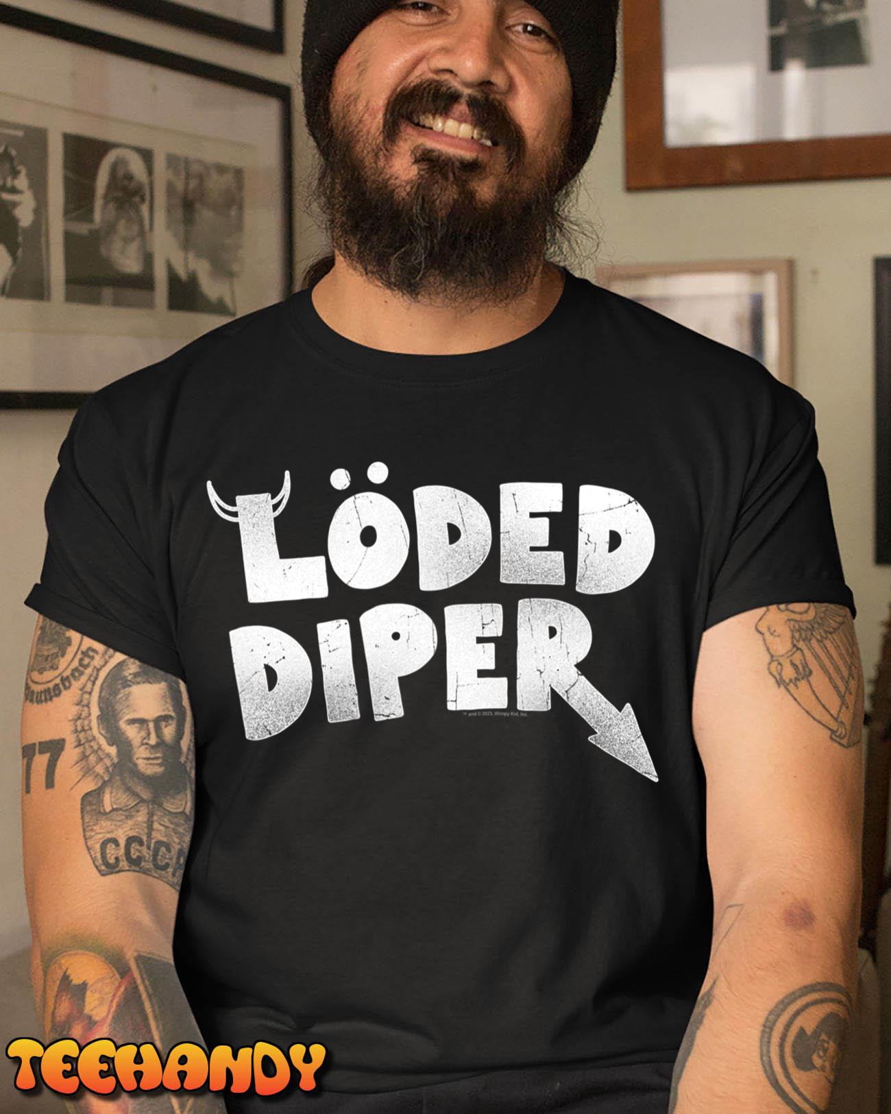 Diary of a Wimpy Kid Loded Diper Distressed Logo T-Shirt