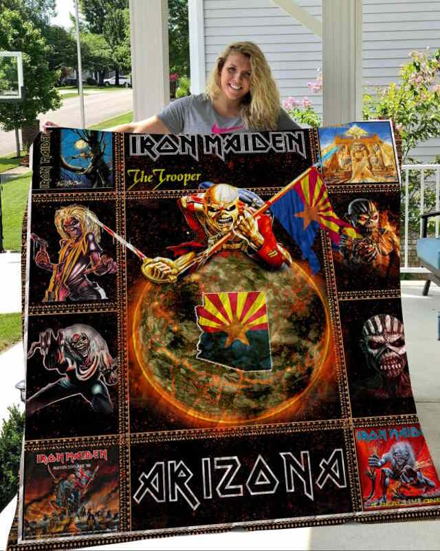 Diiron Maiden 3D Quilt Blanket