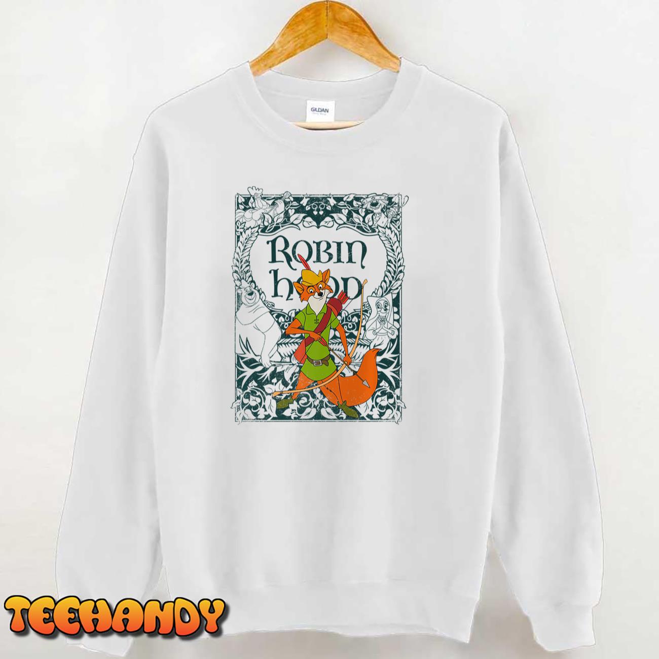 Disney Robin Hood Retro Vintage Distressed Premium T-Shirt