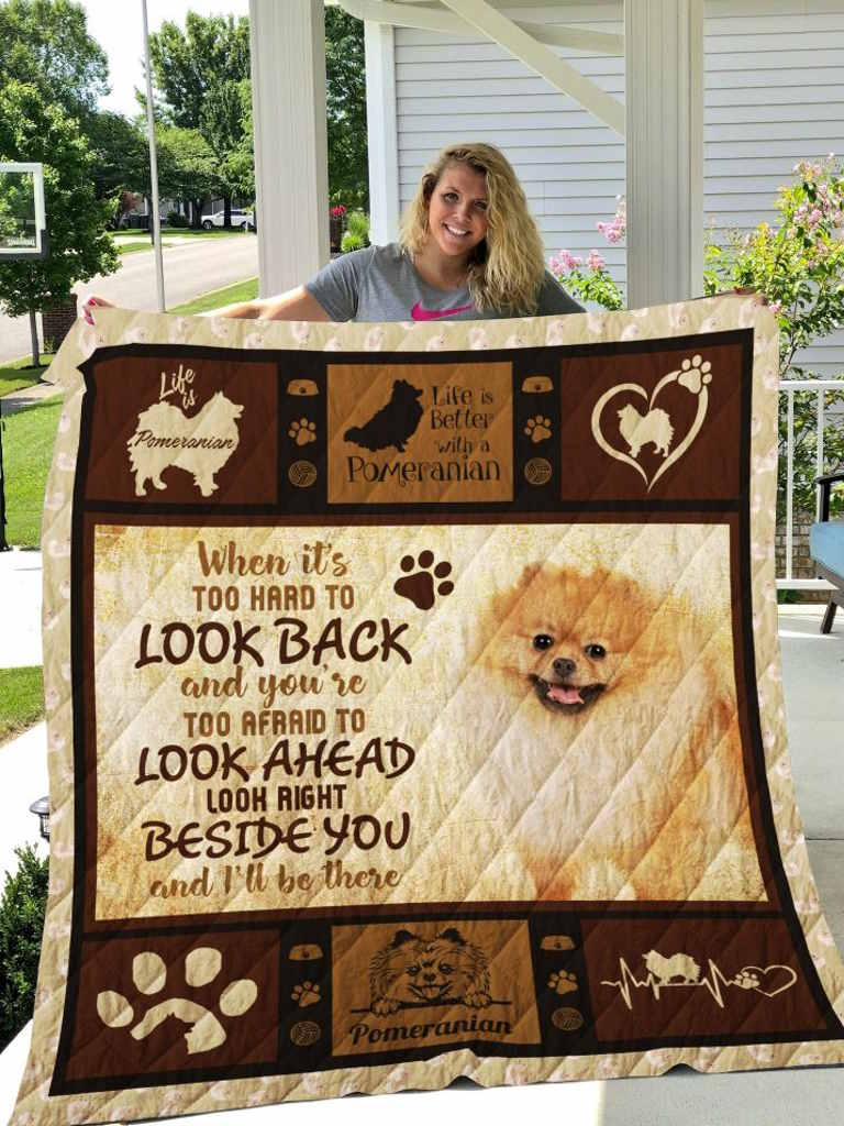 Dog Pomeranian Edition 09142 Quilt Blanket