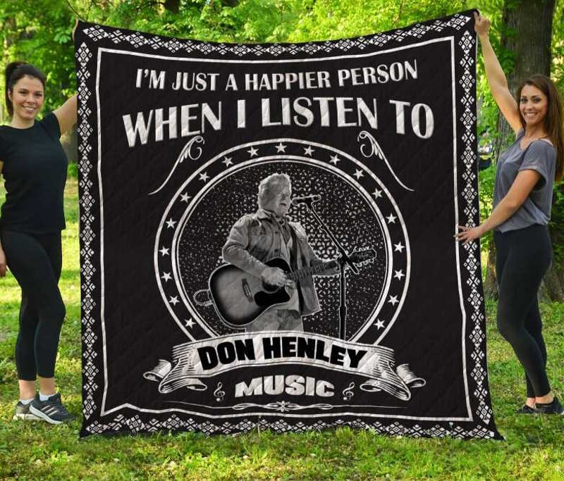 Don Henley Music 3D Quilt Blanket