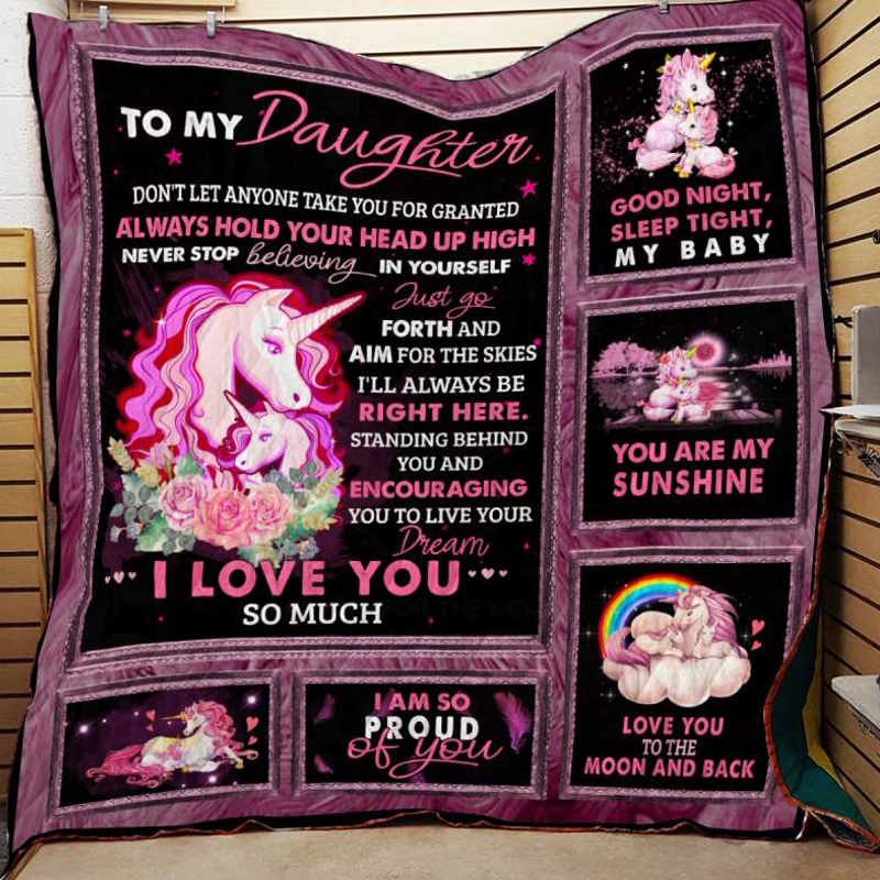 Don’T Let Anyone Take You For Granted Unicorn Quilt Blanket