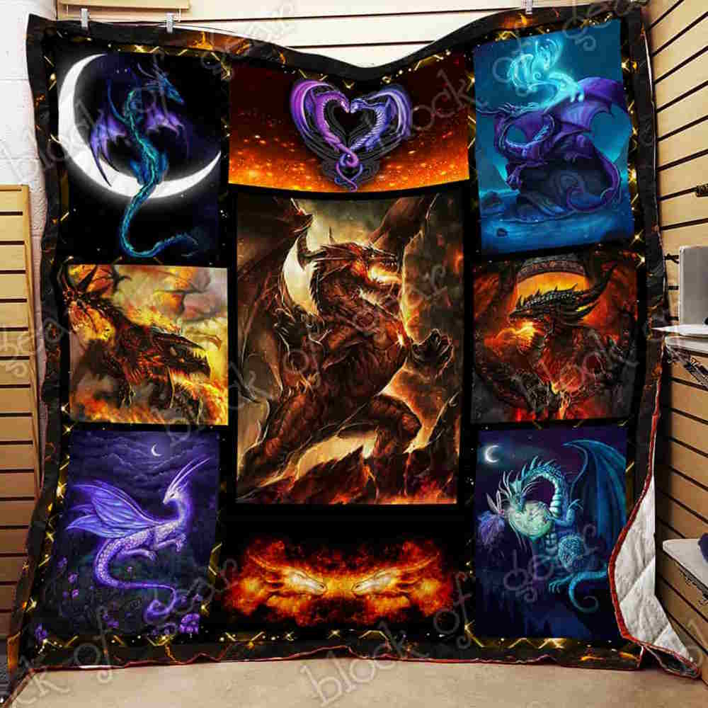 Dragon King 3D Quilt Blanket