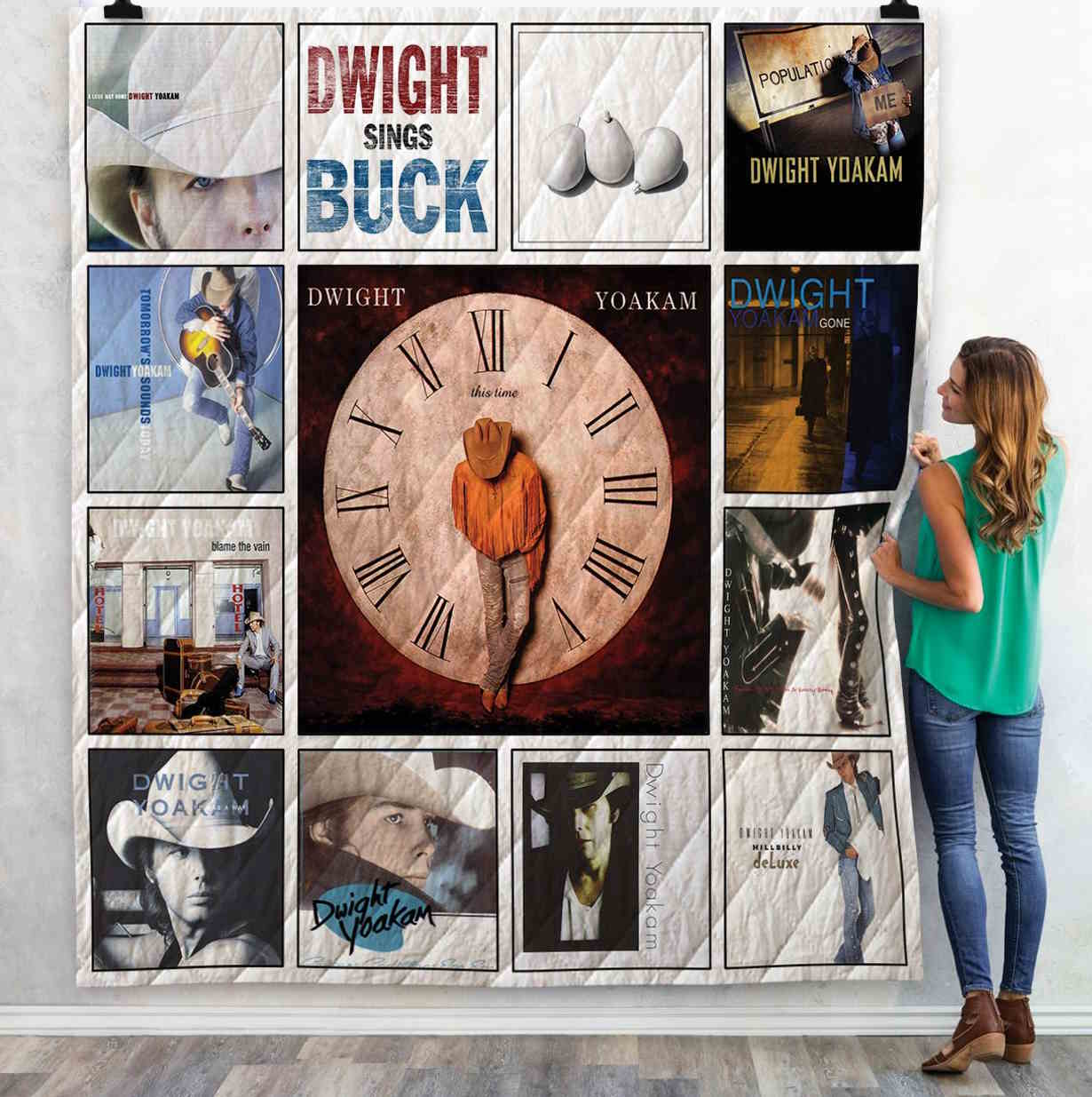 Dwight Yoakam Album 3D Quilt Blanket