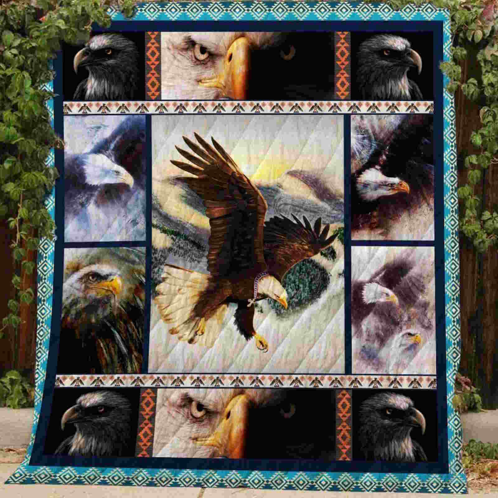 Eagle 3D Quilt Blanket