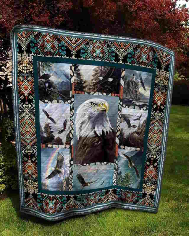 Eagle Flash Flash 3D Quilt Blanket