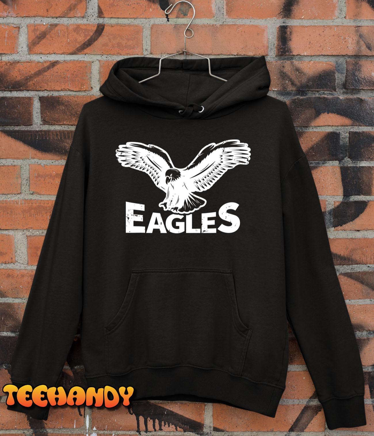 Eagles Fly Vintage Eagles Flying Bird Inspirational T-Shirt