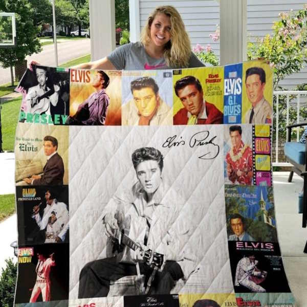 Elvis Presley Two 3D Quilt Blanket