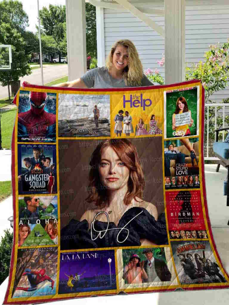 Emma Stone Quilt Blanket